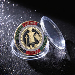Generic Put on The Whole Armor of God coin sturdy display case for desks