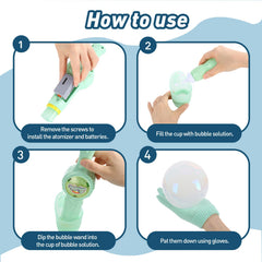 Generic Rechargeable Bubble Machine offers cordless fun for on-the-go entertainment.