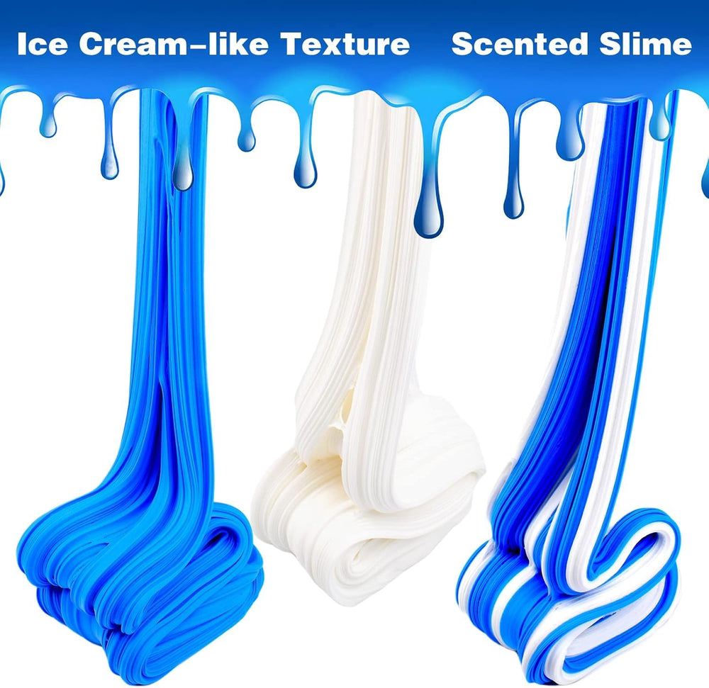 Generic safe non-toxic slime encourages parent-child activities and learning through play.