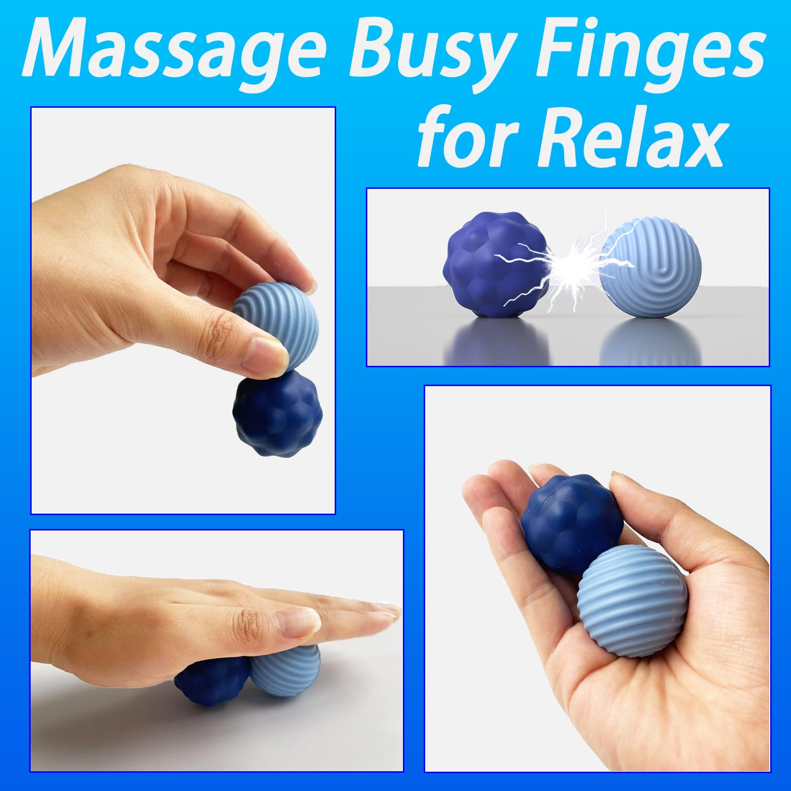 Generic silicone magnetic stress balls with a quiet core for discreet desk use