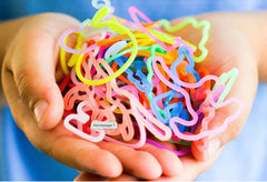 Generic Sillybandz collectible shapes for mixing, matching, and trading with friends