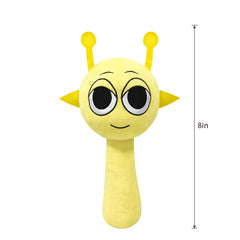 Generic Sprunky Plush 8in side view, portable hug buddy for travel and play