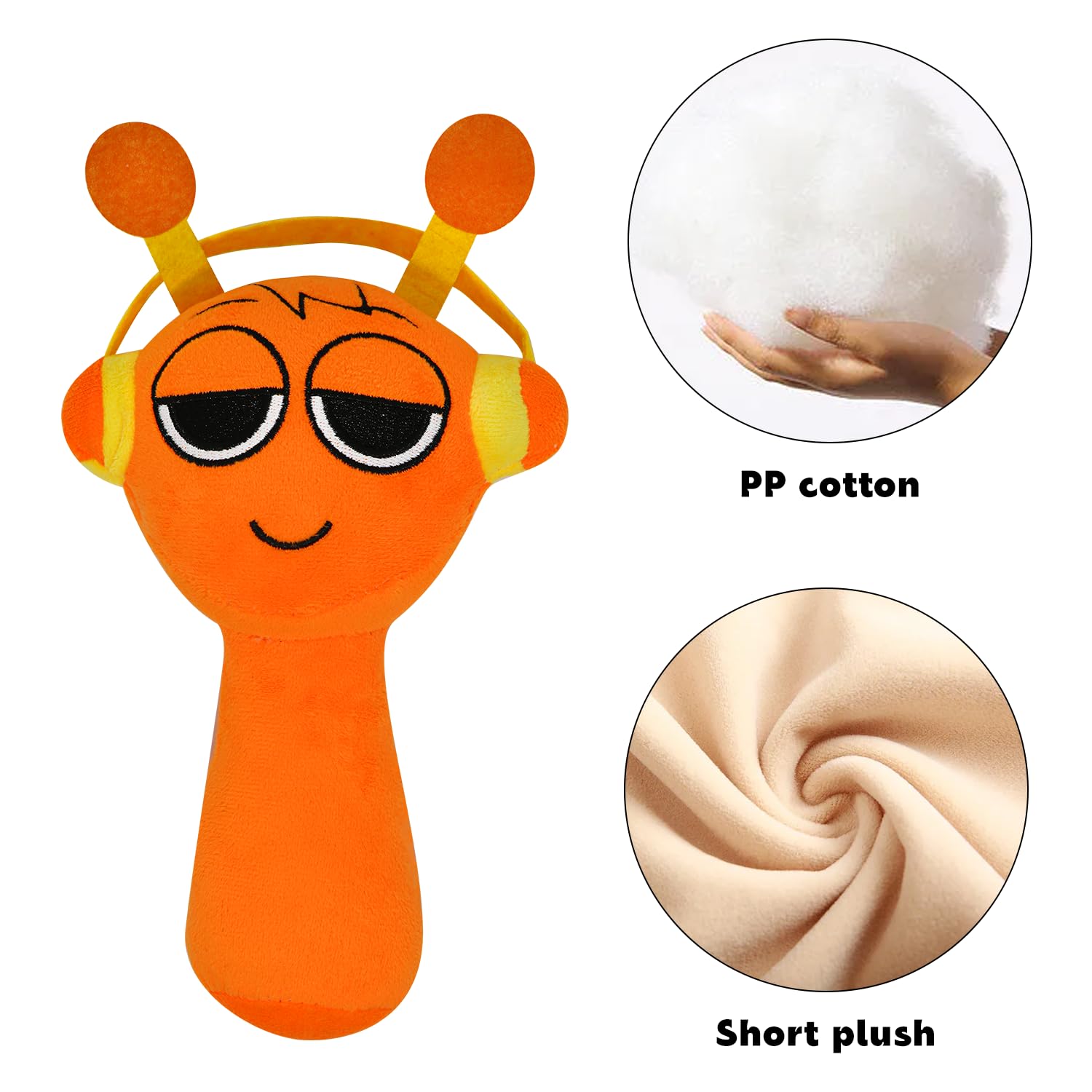 Generic Sprunky Plush character-design showcases Sprunki vibe in soft colors