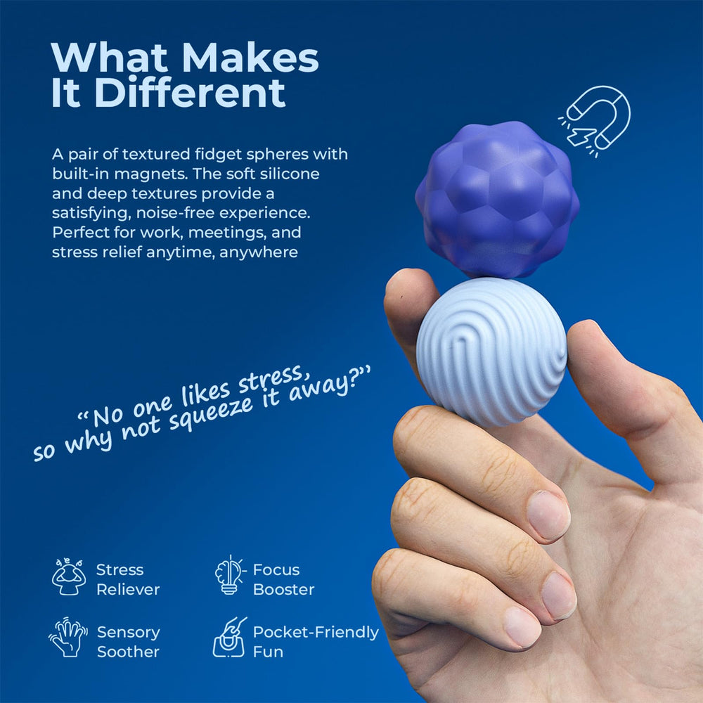 Generic strong magnets provide satisfying push-pull for tactile engagement