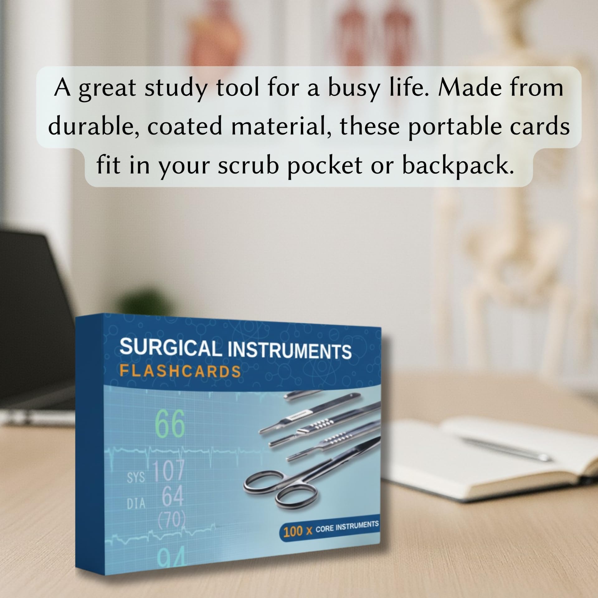 Generic Surgical Instruments Flashcards are portable pocket-sized study tools