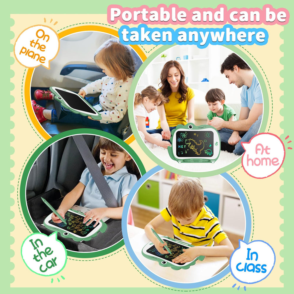 Genialba dinosaur LCD writing tablet with durable, waterproof shell
