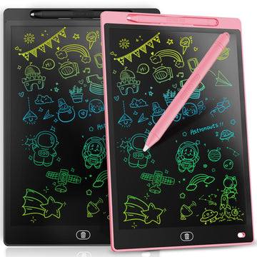 Genialba LCD writing tablet with 8.5-inch colorful screen for creative drawing.