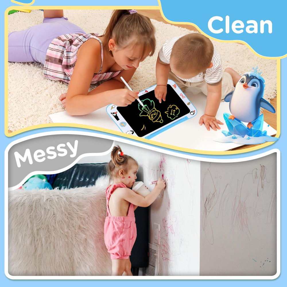 Genialba Penguin LCD drawing tablet battery life up to six months