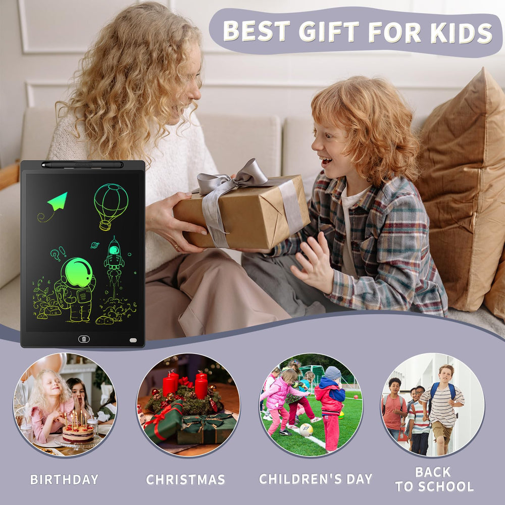Genialba travel-ready doodle board supports learning on the go.