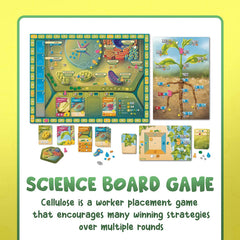 Genius Games Cellulose daytime action spaces guiding organelle activation for dynamic play.