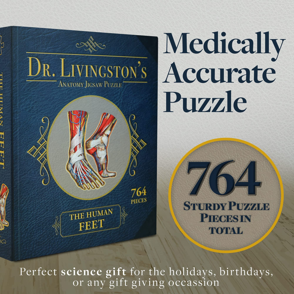 Genius Games Dr Livingston's puzzle uses unique shapes to challenge learners.