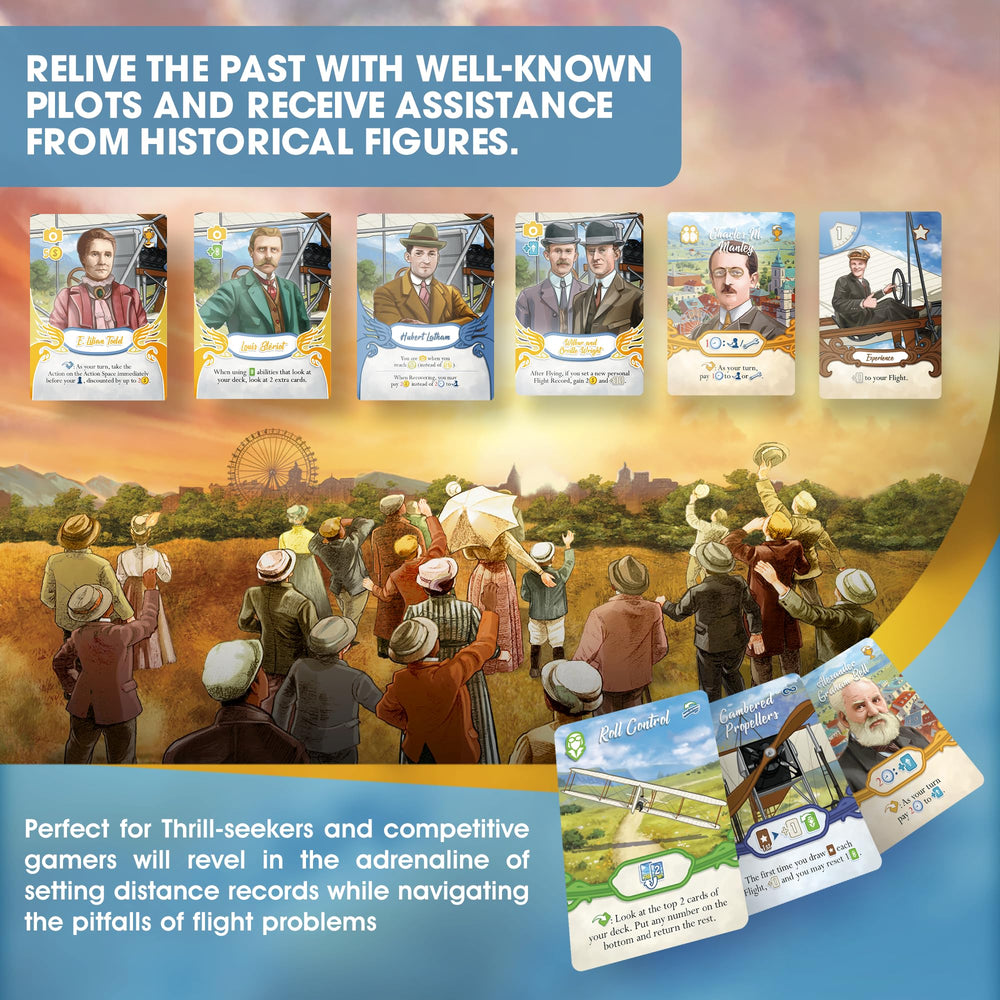 Genius Games First In Flight player pieces offer clear control during sessions.