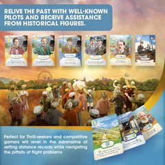 Genius Games First In Flight player pieces offer clear control during sessions.