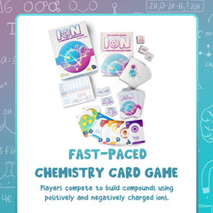Genius Games Ion charges and bonds illustrating cations and anions