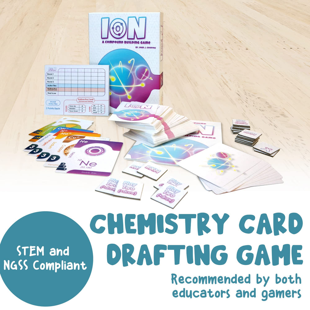 Genius Games Ion radiation decay cards for advanced mode