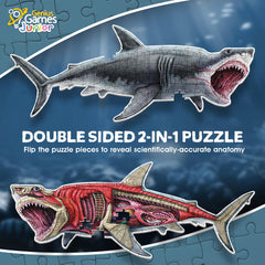 Genius Games large-pieces puzzle offers easy handling for young builders.