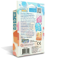 Genius Games Math Rush 2 exponents pack challenges deepen understanding.