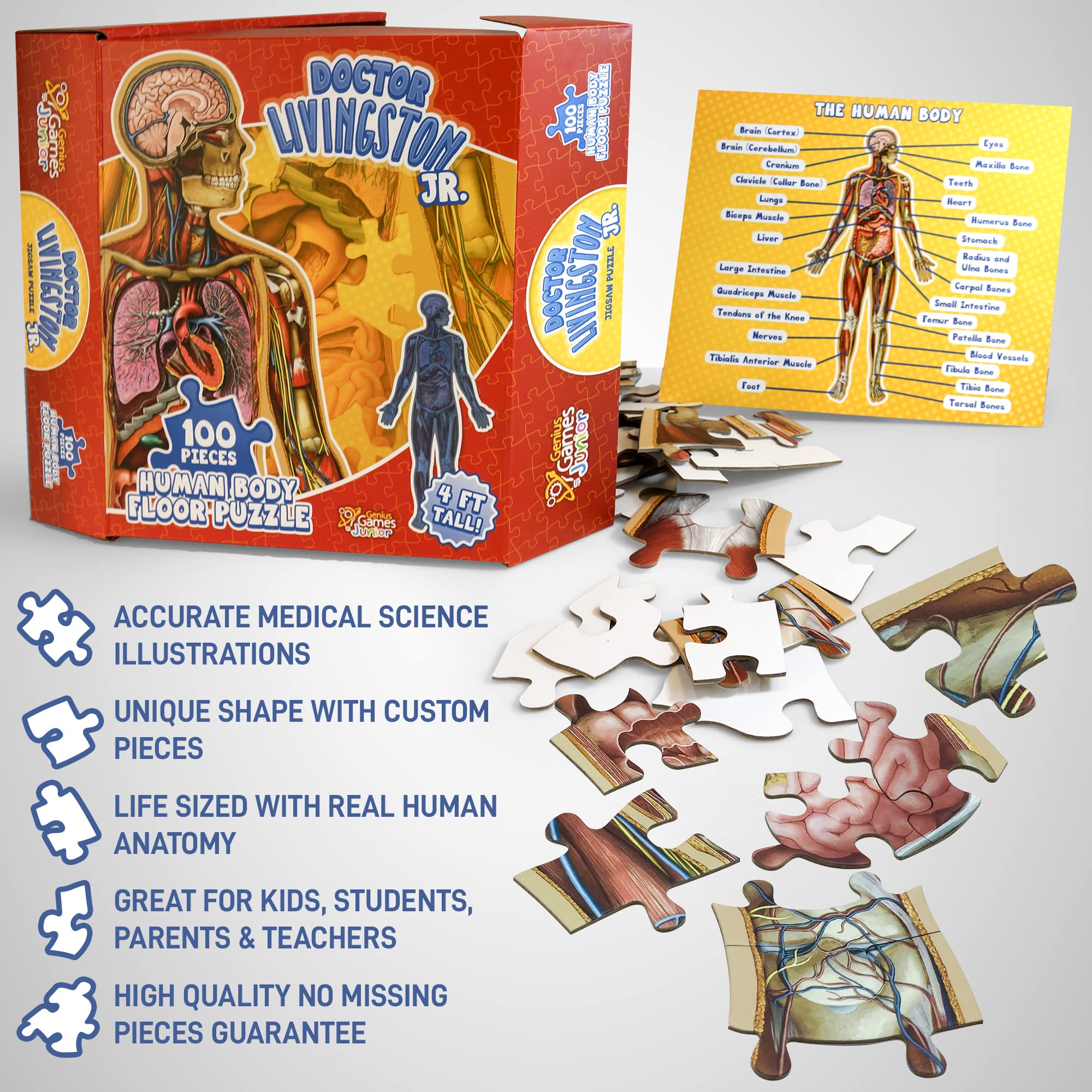 Genius Games no-missing-pieces guarantee ensures worry-free learning adventures.