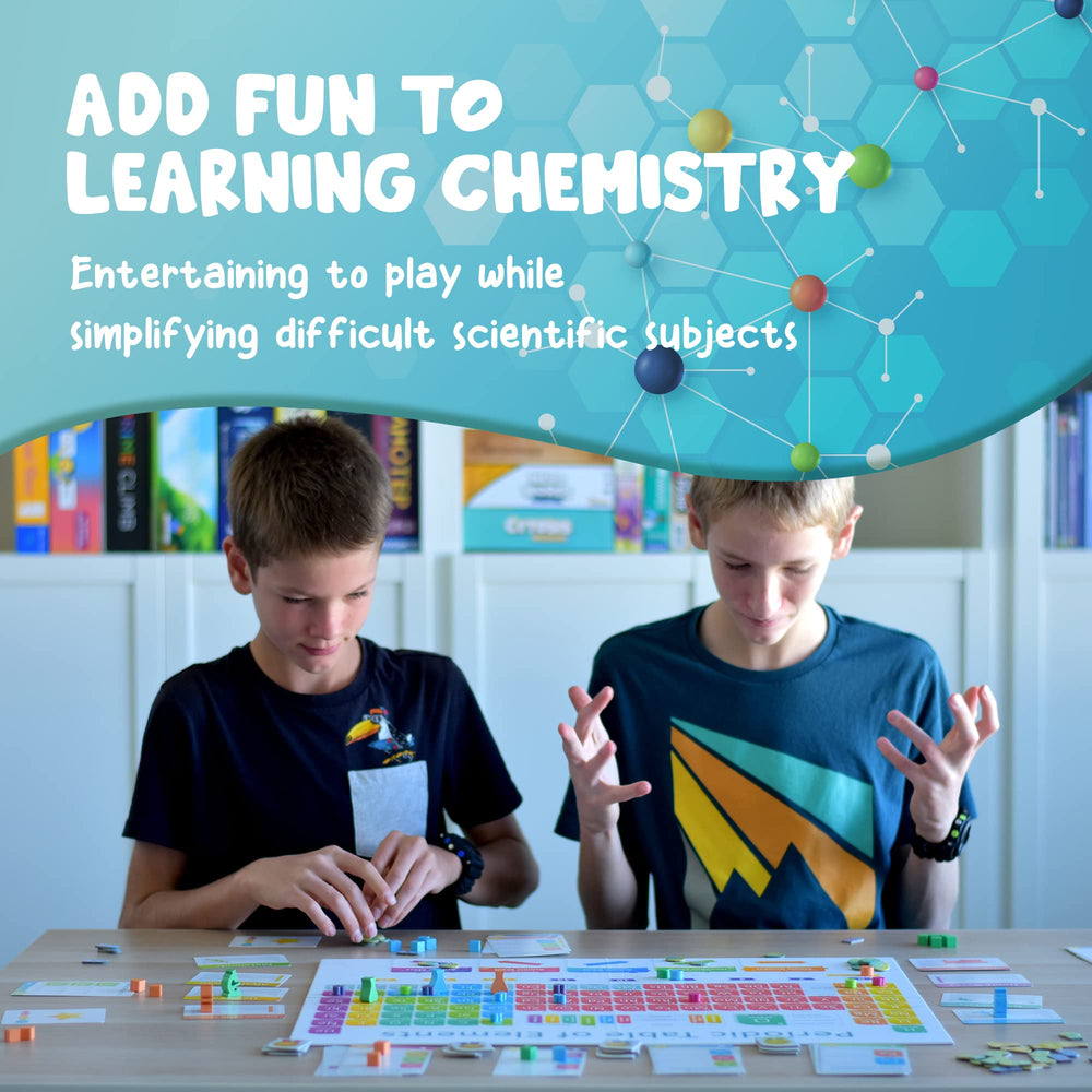 Genius Games Periodic family game night setup invites collaboration and fun.