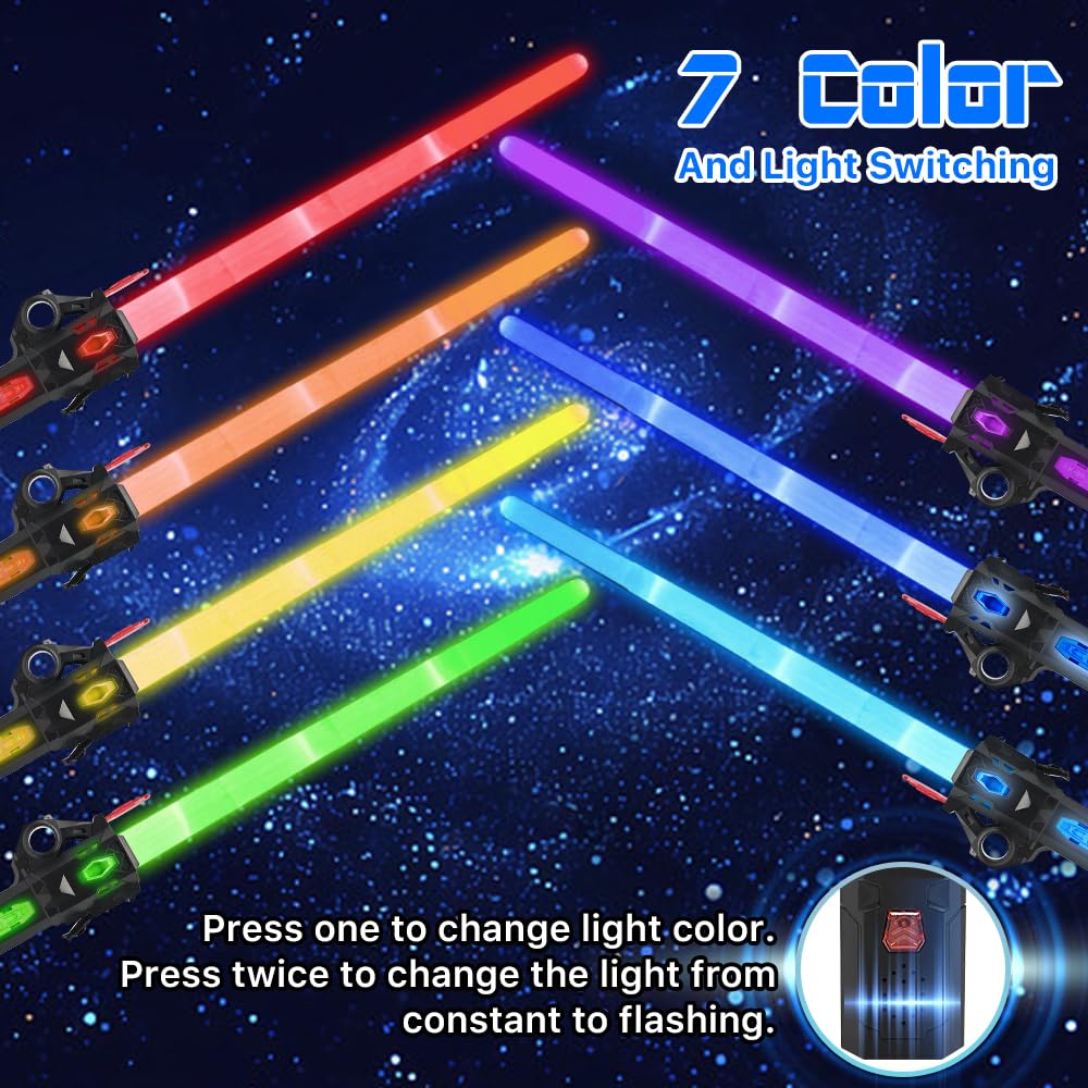 Genqiang light-up sword motion-activated sound adds immersive action.