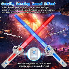 Genqiang light up sword glows in the dark for night parties and cosplay.
