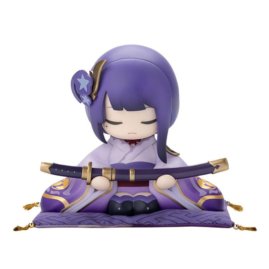 GENSHIN IMPACT Her Excellency Narukami Ogosho statue, front view with intricate hand-painted details.