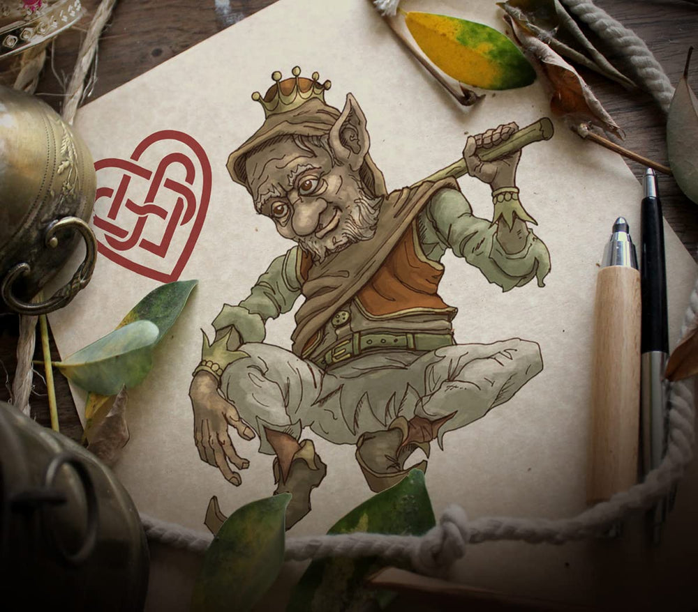 Gent Supply Co Emerald-green theme enhances fae artwork and display
