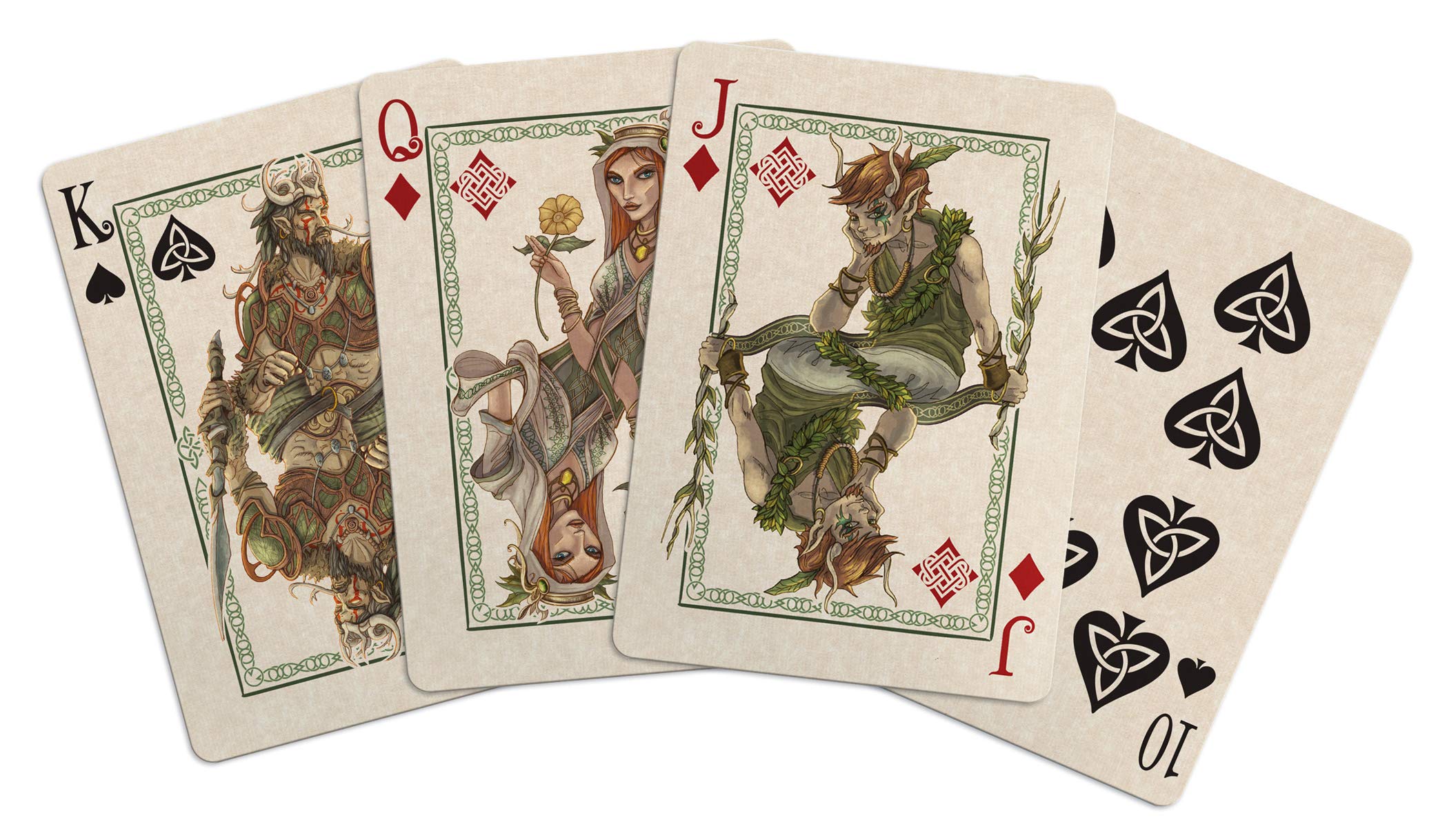Gent Supply Co Bicycle Creatures of the Fae face cards feature fae imagery for memorable play