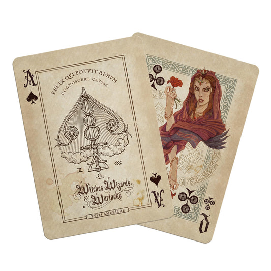 GENT SUPPLY CO Bicycle Wizards deck front shows iconic wizards for collectors and players