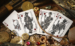 GENT SUPPLY CO. Gents of Fortune face cards feature hand-drawn pirate characters