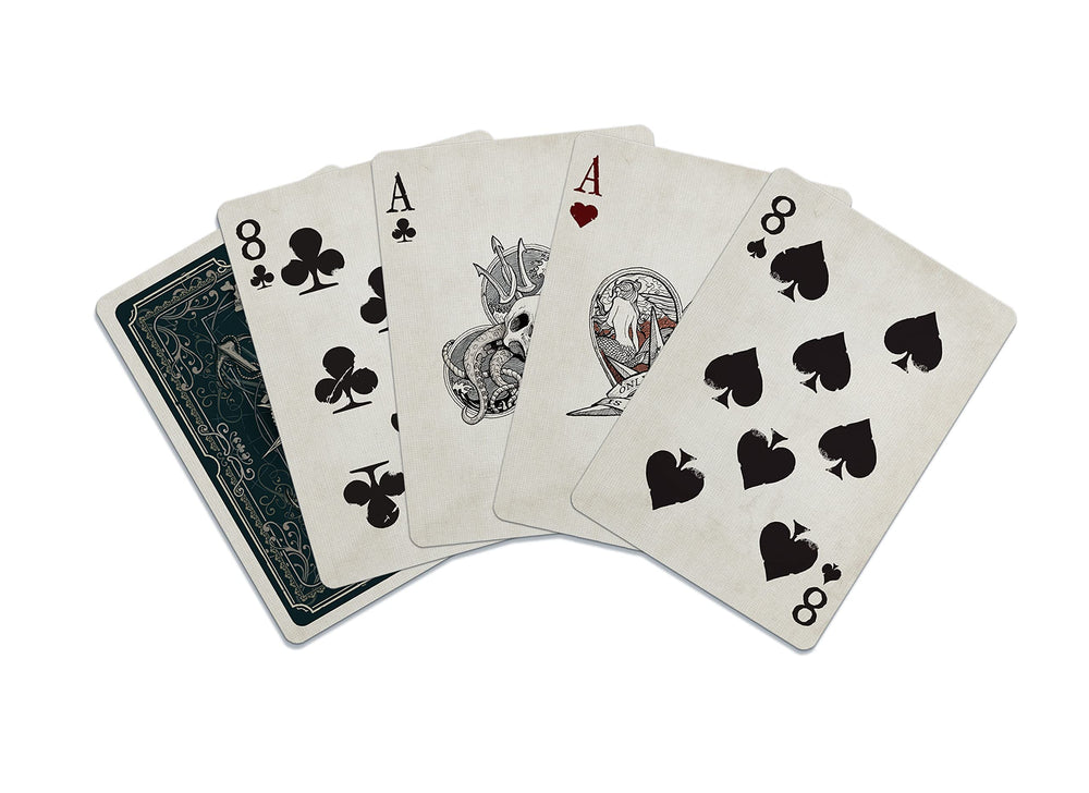 GENT SUPPLY CO. Gents of Fortune map card for themed adventures