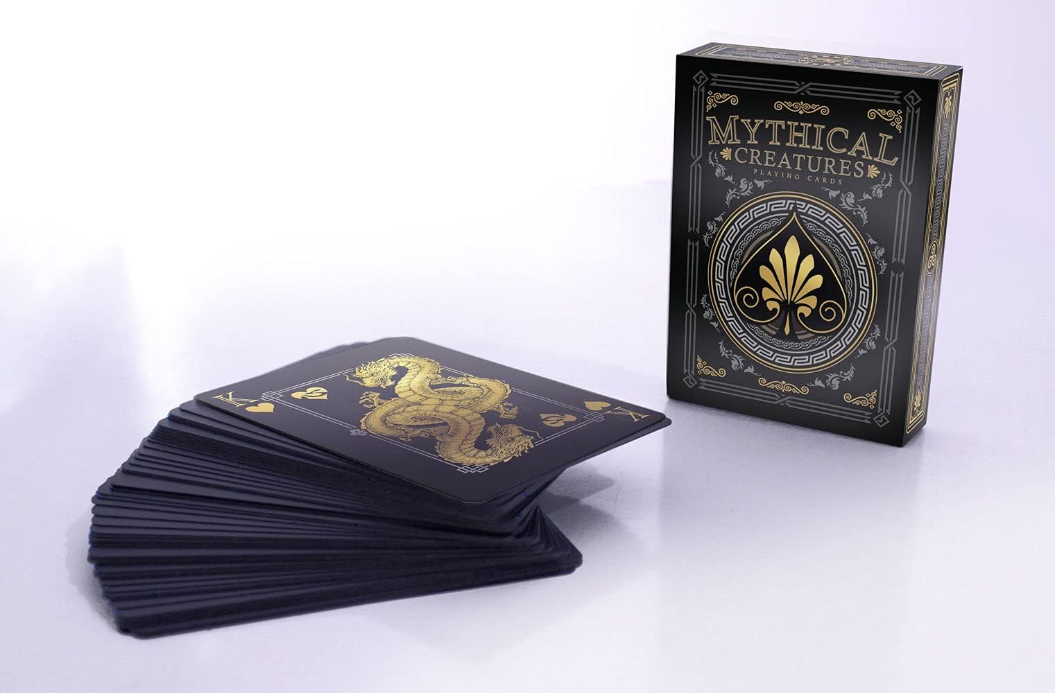 GENT SUPPLY CO Mythical Creatures Playing Cards identification card, quick reference to mythical beings.