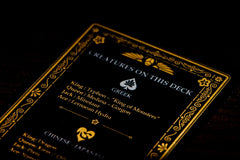GENT SUPPLY CO Mythical Creatures Playing Cards Jokers, two unique cards add surprise to game nights.