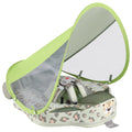 GENTEACO Mambobaby float with canopy shields sun while keeping baby visible