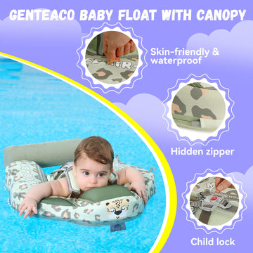 GENTEACO Mambobaby five-point belt with anti-touch cover keeps baby secure