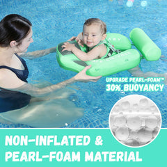 Removable sun canopy provides UPF 50+ protection for sunny days