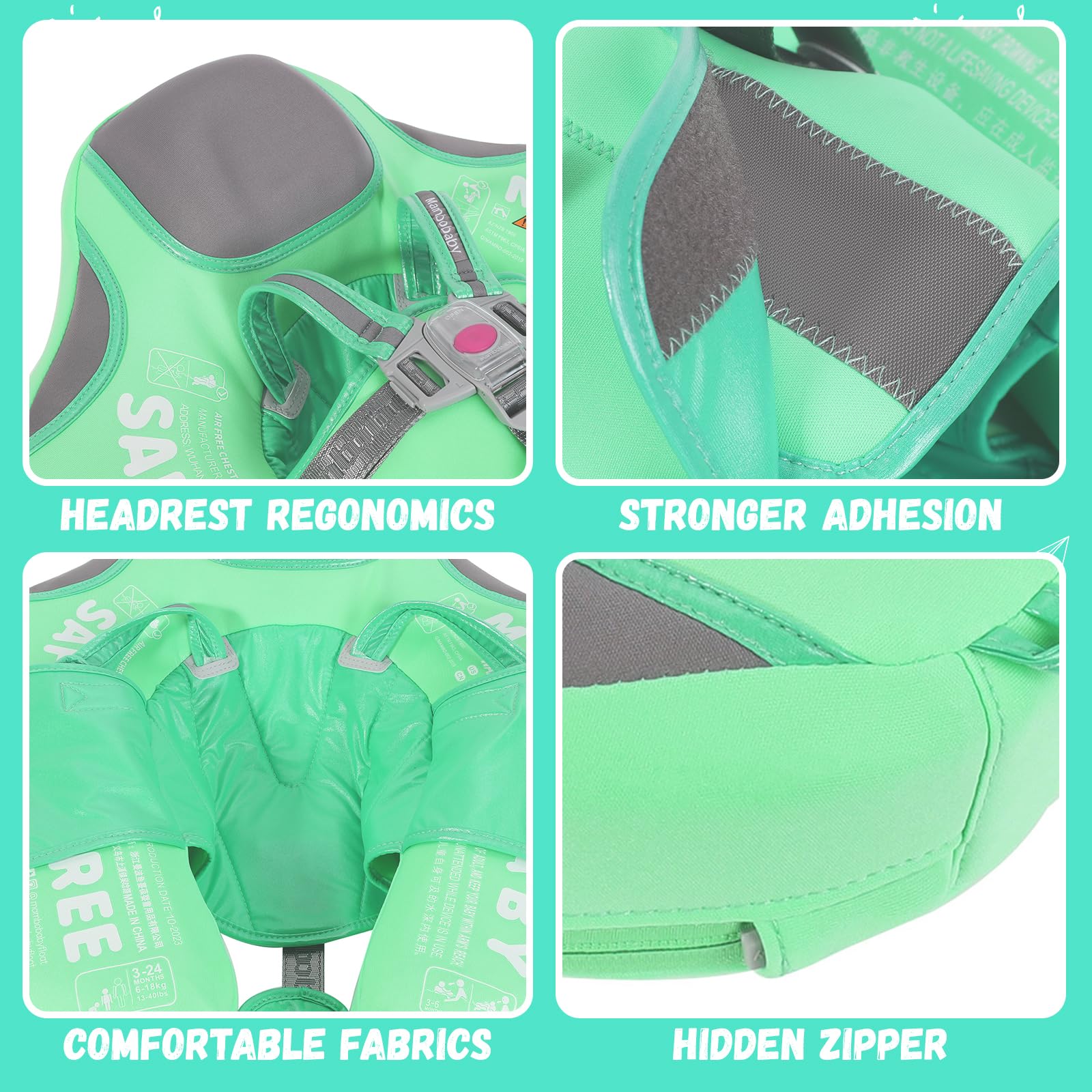 See-through mesh lets you monitor baby during swim