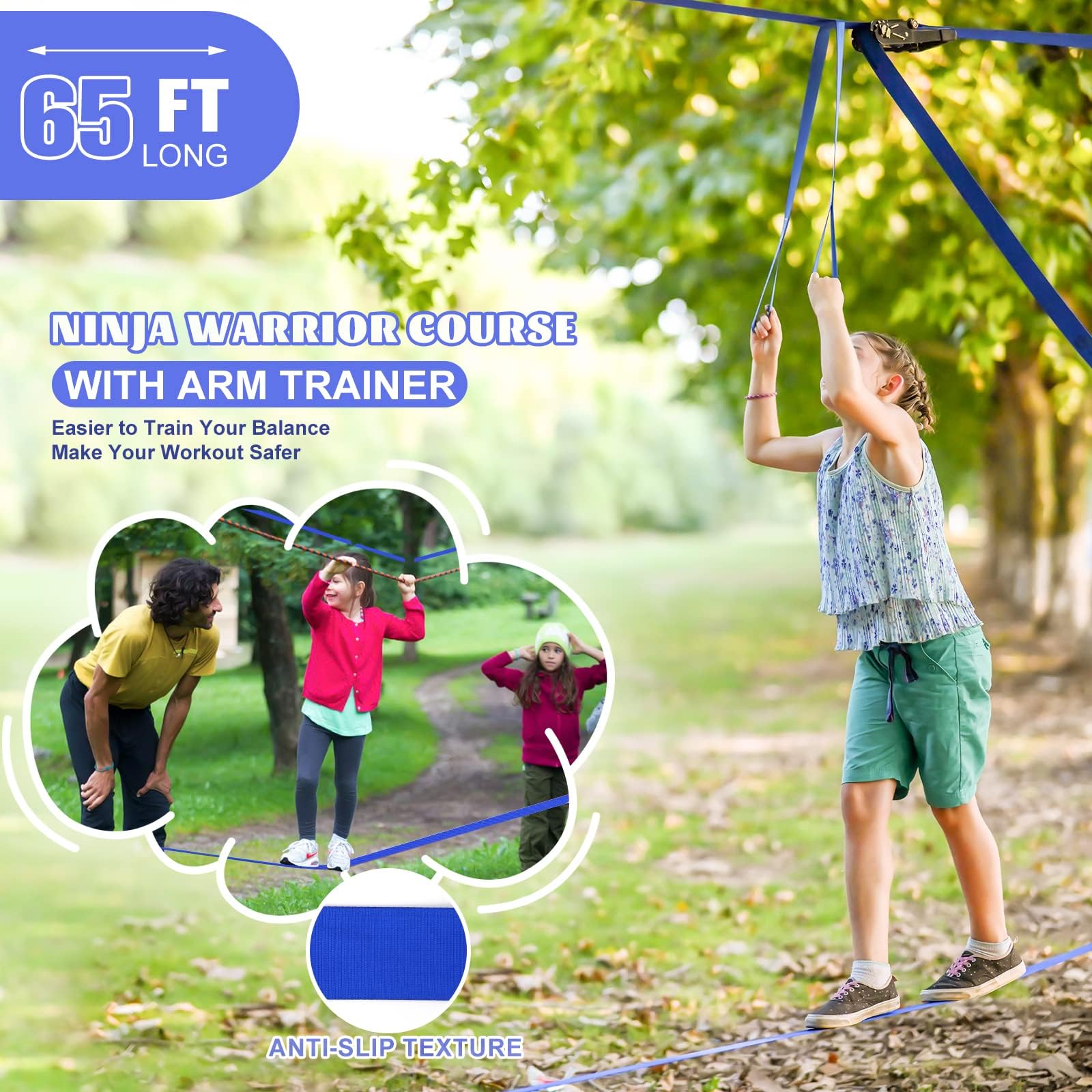 Gentle Booms Arm Trainer strengthens arms during obstacle runs