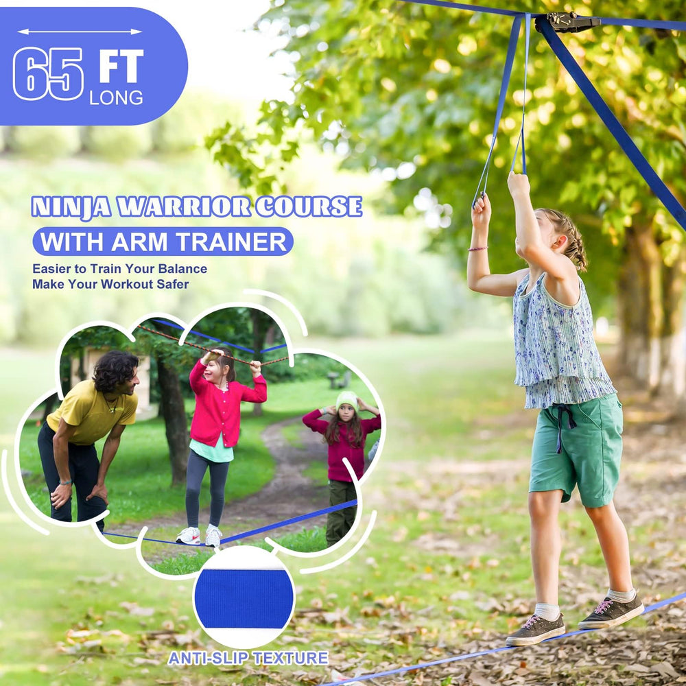 Gentle Booms Arm Trainer strengthens arms during obstacle runs