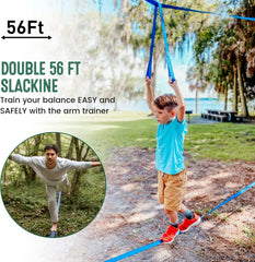 Gentle Booms Fast-Setup Buckles allow quick, secure course adjustments.