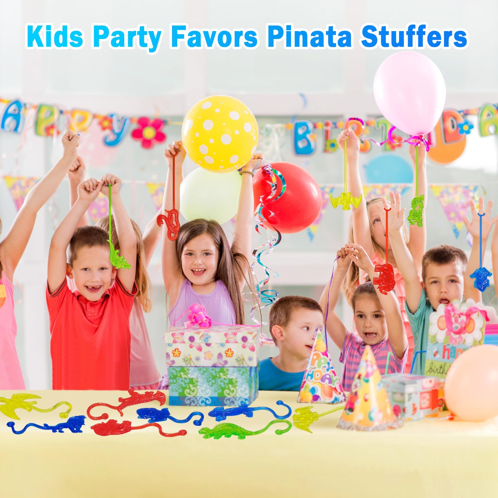 Genuvi bulk party favors sticky hands for kids