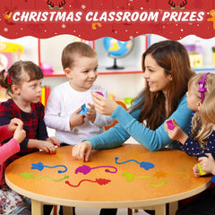 Genuvi sticky hands classroom prizes add colorful incentives during Christmas parties