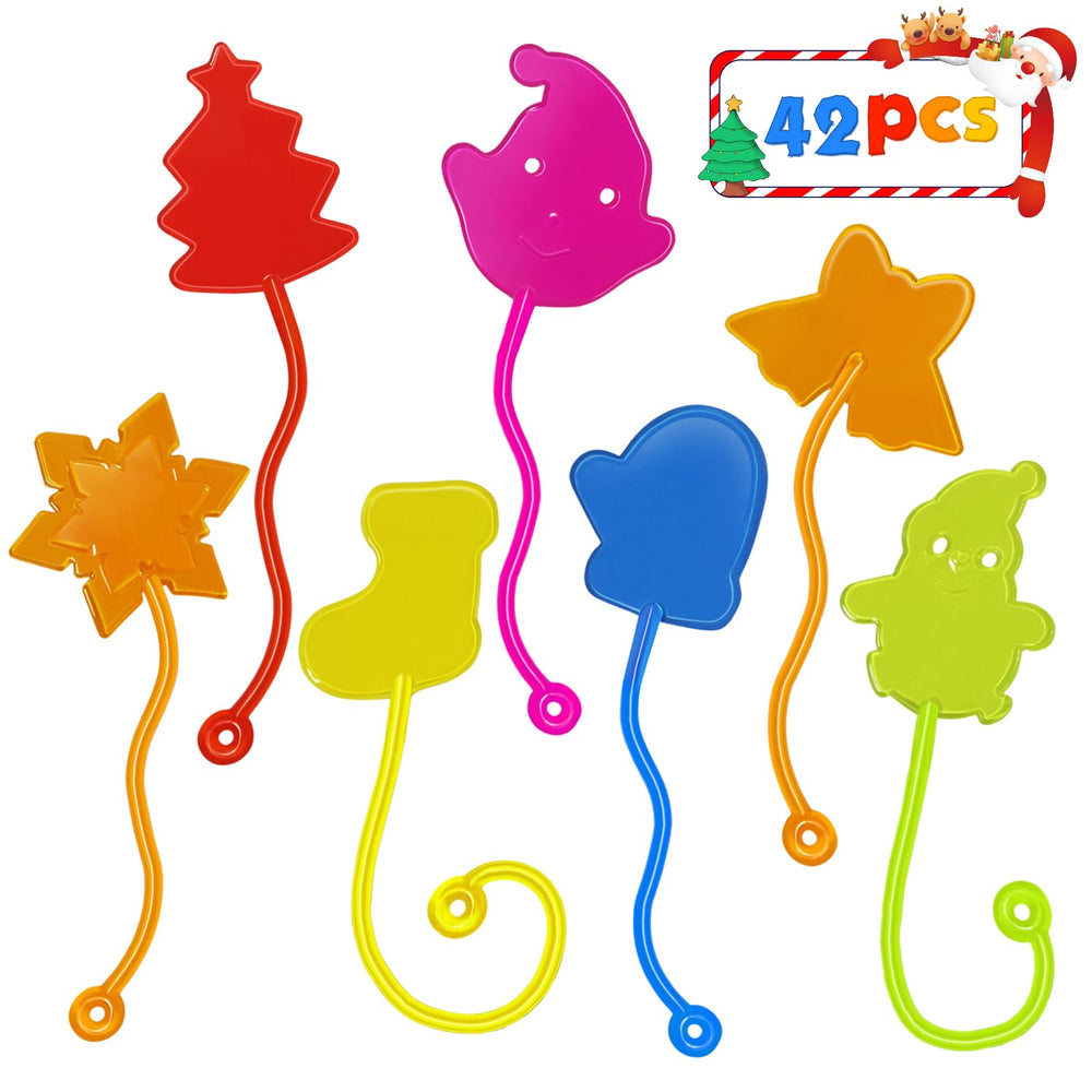 Genuvi Christmas Sticky Hands pack for kids with tactile holiday play
