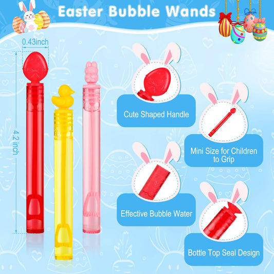 Genuvi Easter bubbles close-up shows thick durable plastic and safe design