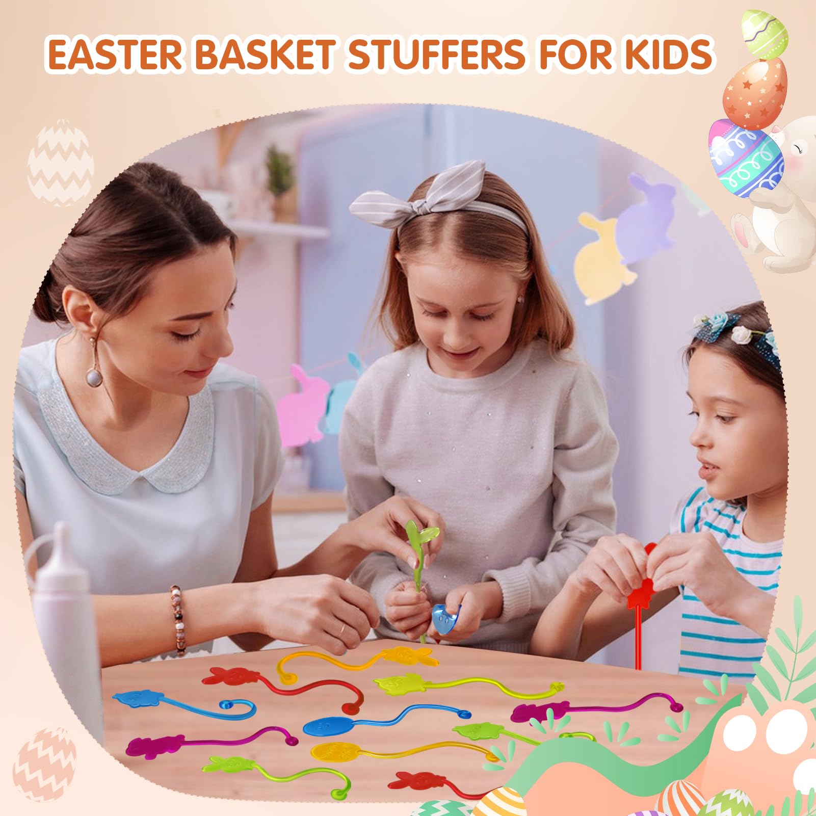 Genuvi Easter Sticky Hands party favor bag ready for kids.