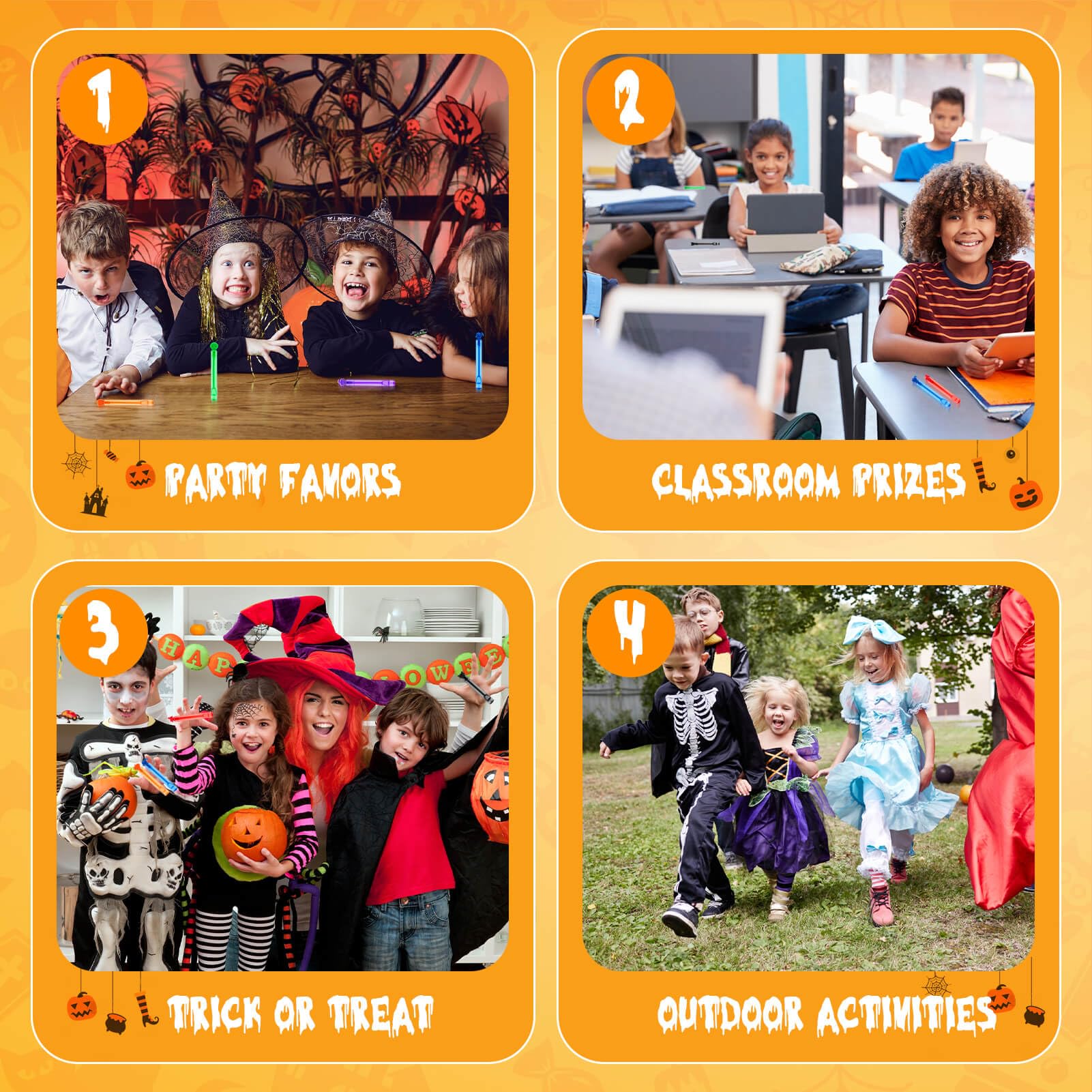 Genuvi Halloween Bubble Wands used as classroom prize and treasure box filler