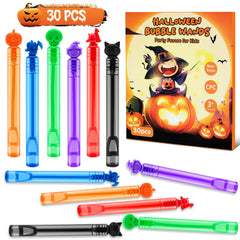 Genuvi Halloween Bubble Wands pack for festive trick-or-treat bubbles and party fun