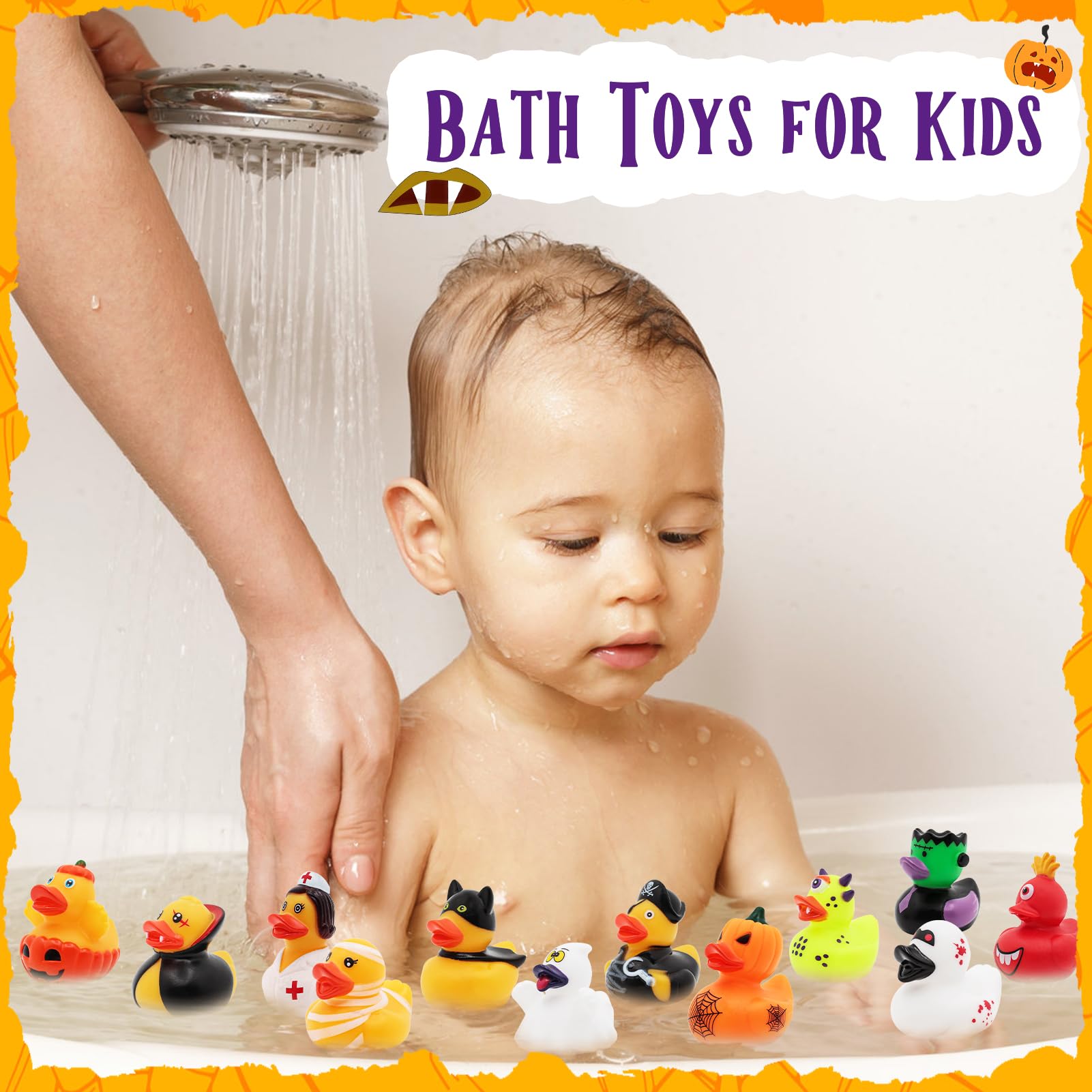 Genuvi Halloween party favors ducks bulk for classrooms and events