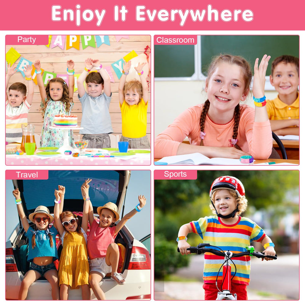Genuvi pop bracelets make great Christmas and Easter gifts for kids.