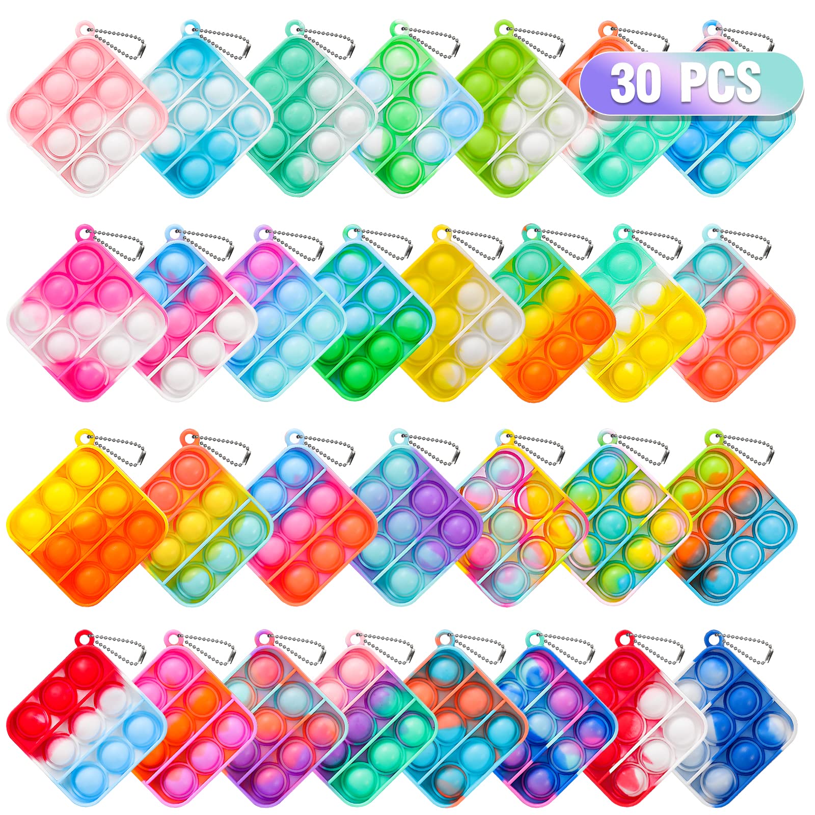 Genuvi Pop fidget keychain in hand offering portable sensory fun for kids